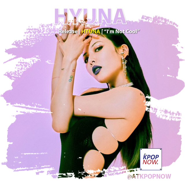 HYUNA brush design by AT KPOP NOW